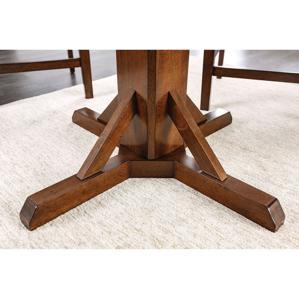 Winston Porter Ezequias Counter Height Pedestal Dining Table Wayfair